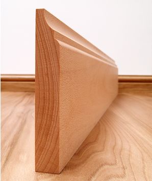 Scotia Solid Beech Skirting Board