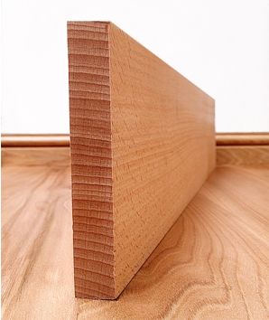 Solid Beech Square Edge Skirting Board