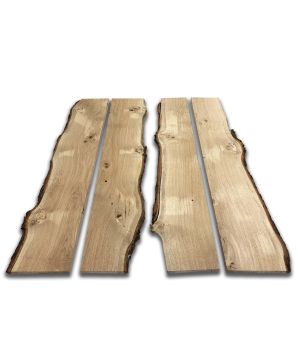 Pack of 4 Character English Oak Boards 1.2m (L) x 20mm (T)