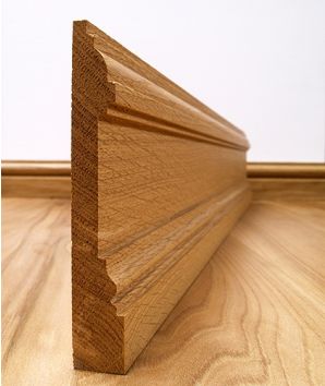 Fumed Dark Oak New England Skirting Board