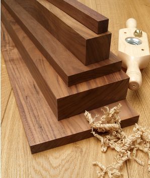 Planed American Black Walnut Timber