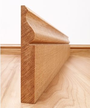 Ogee Solid American White Oak Skirting Board