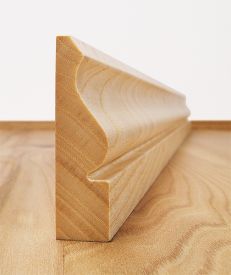 Ogee Ash Architrave (H)70mm x (T)19mm (per metre)