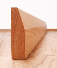 Chamfered Beech Architrave (H)70mm x (T)19mm (per metre)