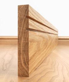 Double Groove European Oak Skirting Board