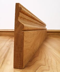 Fumed Victoriana European Oak Skirting Board